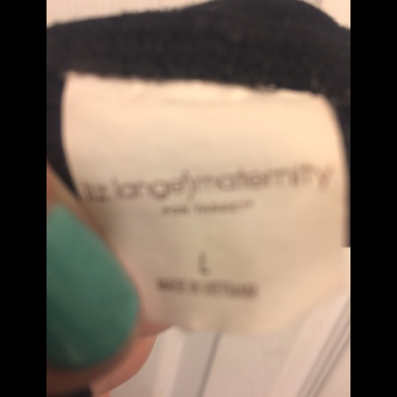 Liz Lange Maternity Beaded Sleeveless Dress nwt L - Picture 4 of 4